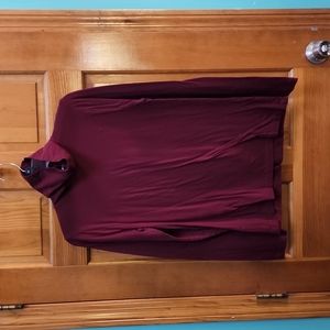 Burgundy Tissue JCrew turtleneck